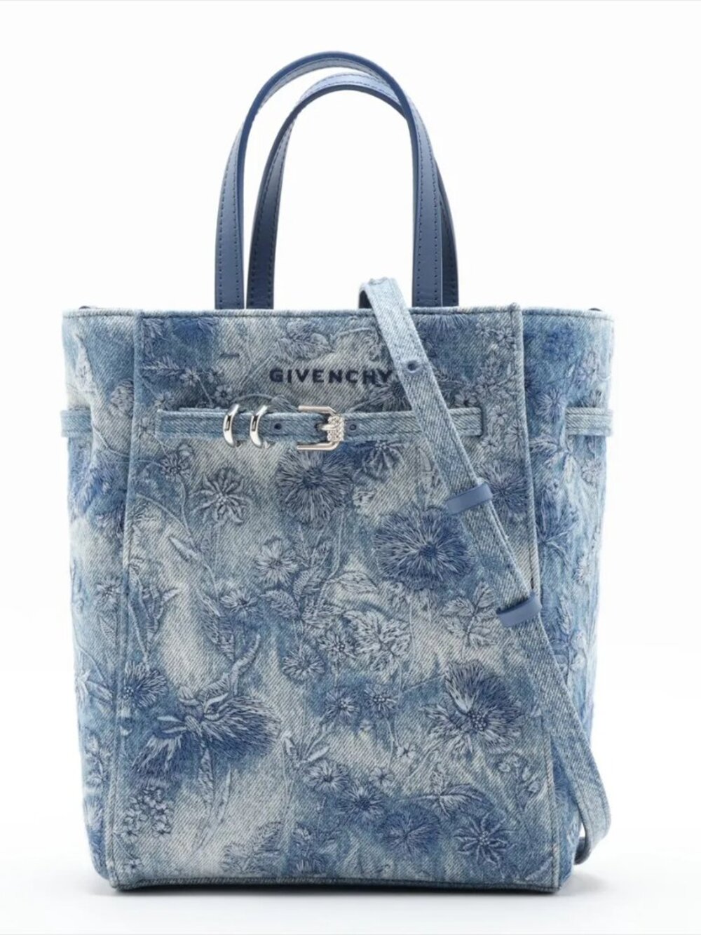 Givenchy Embroidered Denim 2 Way Bag S56 MOG